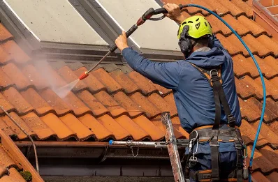Démoussage et hydrofuge de toiture à Lassales